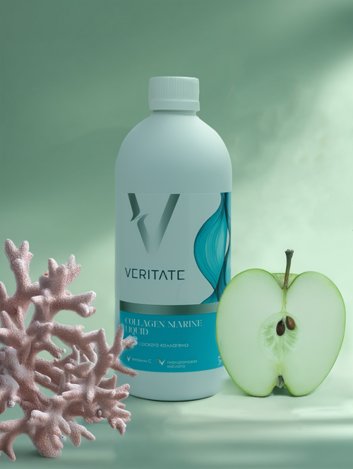 Коллаген Морской Питьевой со вкусом яблока, 500 мл